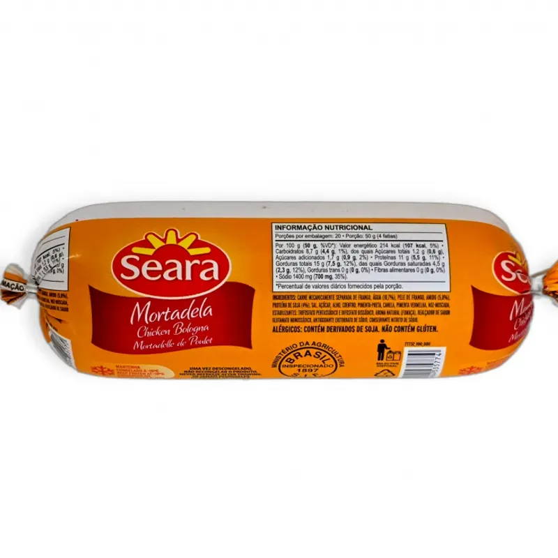 2 MORTADELLAS DE POLLO SEARA( 500 gr+ 500gr) 🤤🤤