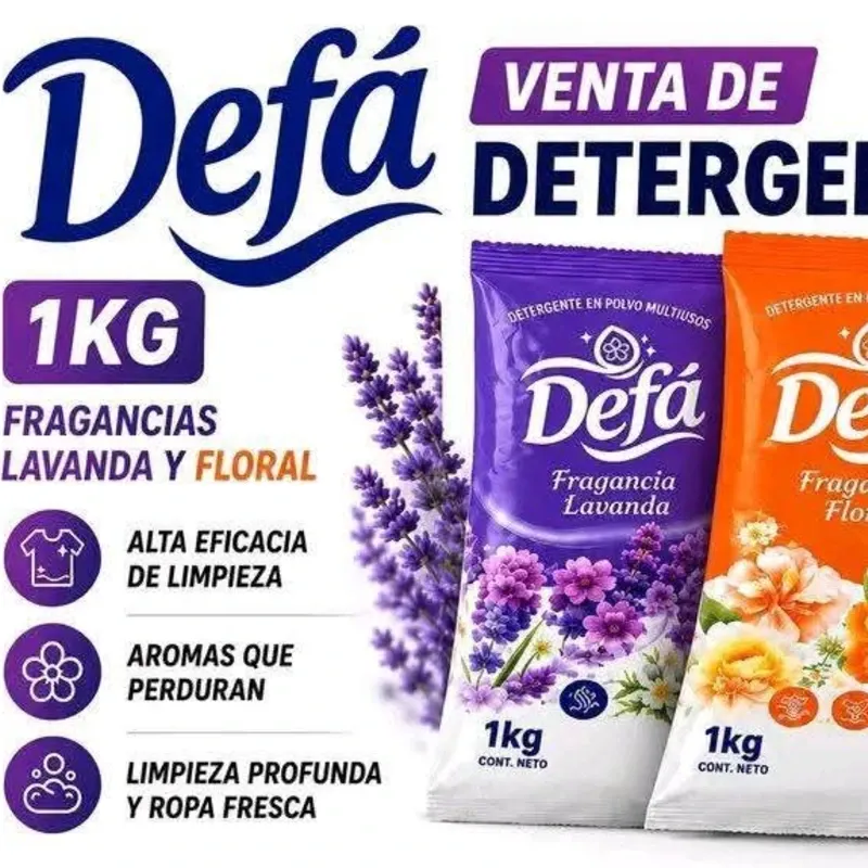 2 PAQUETE DE DETERGENTE DEFÁ( 1kg+1kg) 🧼🧼