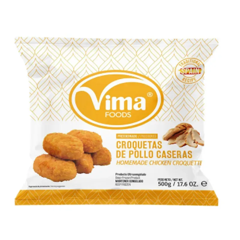 2 PAQUETES DE CROQUETAS VIMA DE POLLO