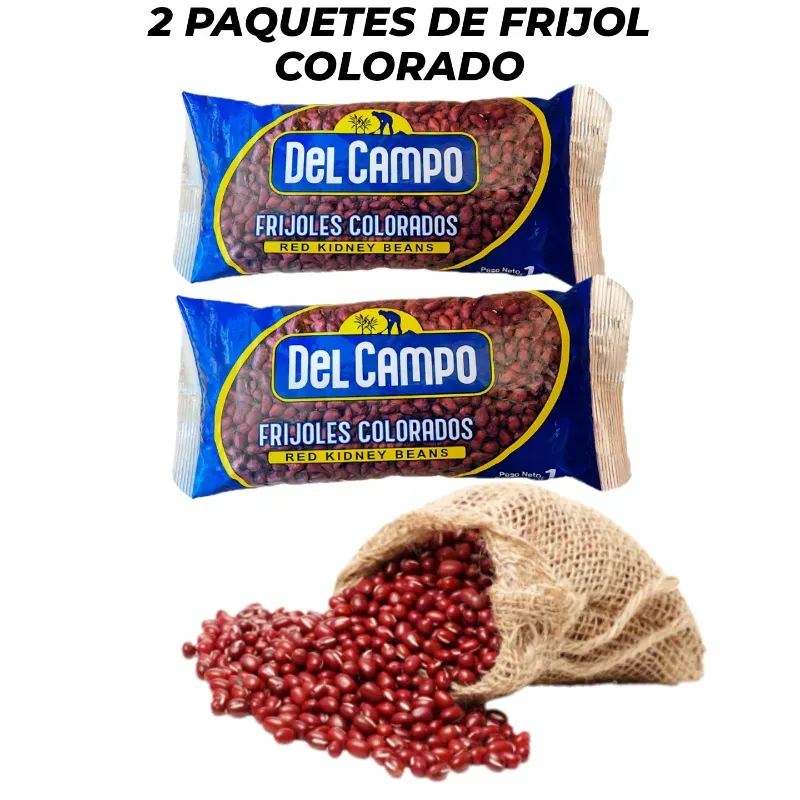 2 PAQUETES DE FRIJOL COLORADO( 1+1 libras) 🍛🍛