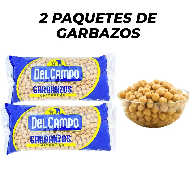 2 PAQUETES DE GARBANZOS( 2libras) 🥣🥣