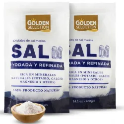 2 PAQUETES DE SAL ( 400gr+400gr)