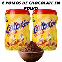 2 POMOS DE CHOCOLATE EN POLVO