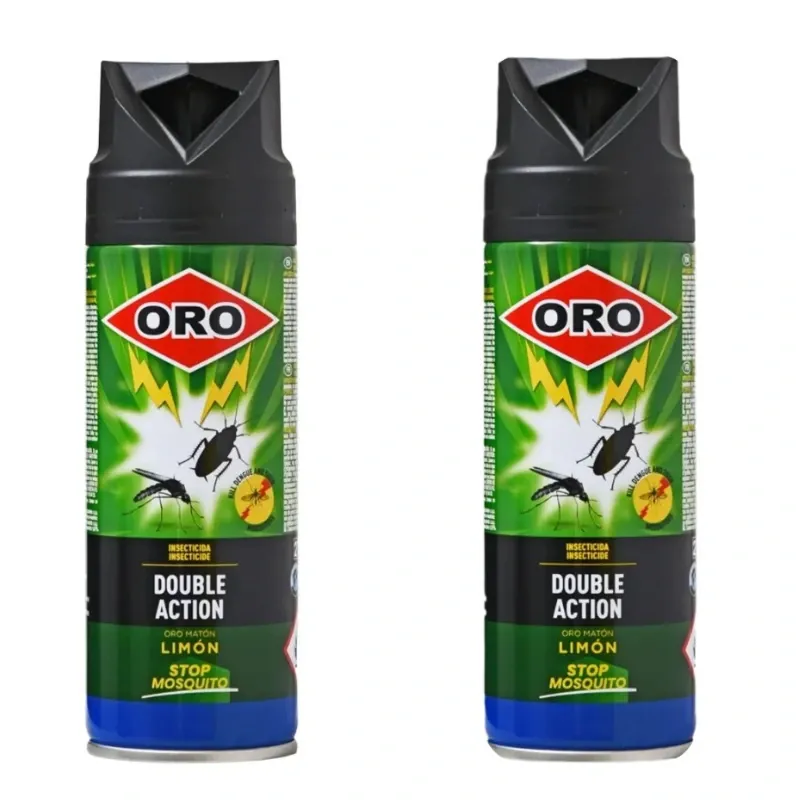 2 POMOS DE INSECTICIDAS ORO
