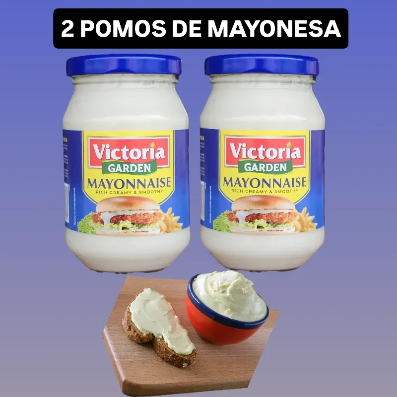 2 POMOS DE MAYONESA VICTORIA