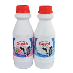2 POMOS DE YOGURT GUSTÓ( 500 ml+ 500ml)