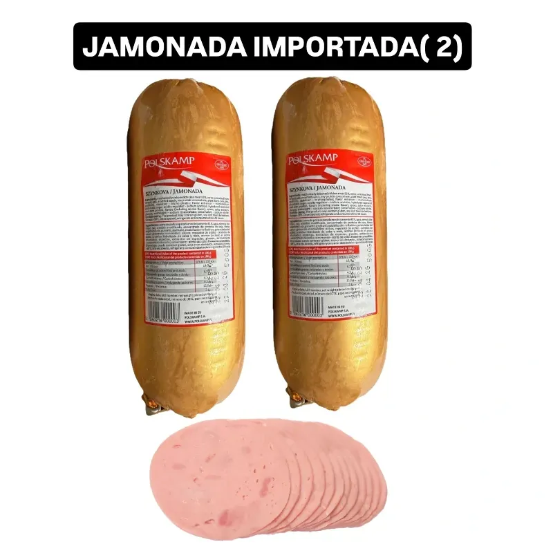2 TUBOS DE JAMONADA( 500gr+ 500gr)🥪🥪