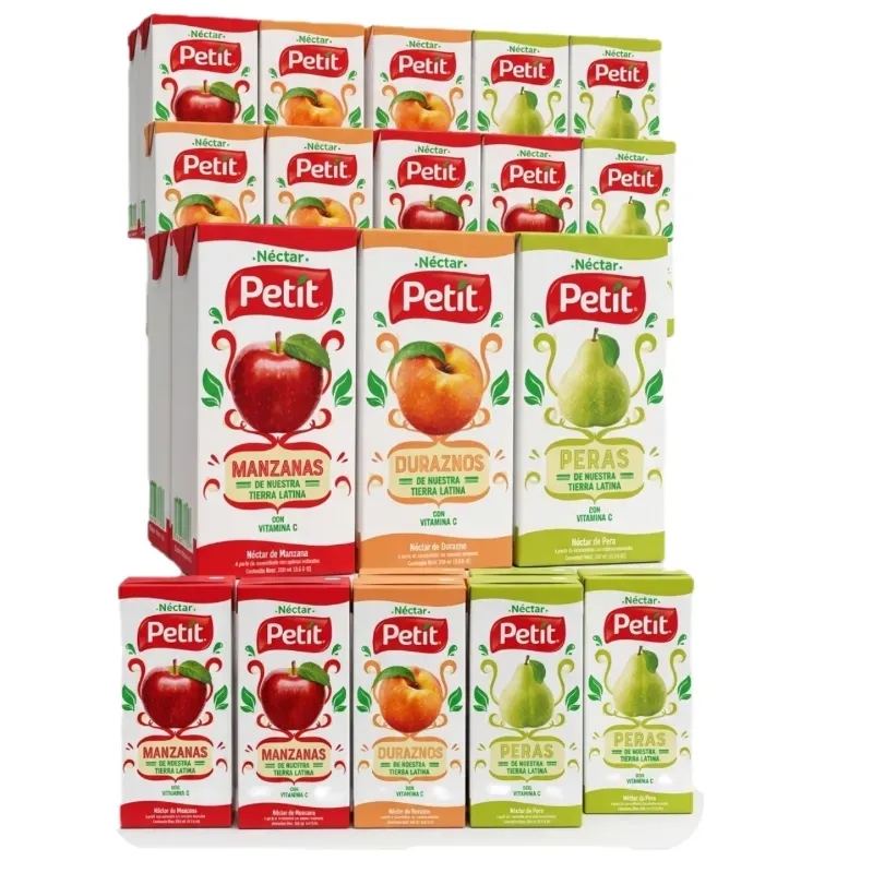 24 JUGOS SURTIDOS (MANZANA🍎,PERA🍐,MELOCOTON🍑