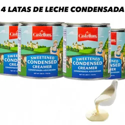 3 LECHE CONDENSADA CASTELLUM ( 3 LATAS)
