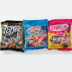 3 PAQUETE DE CARAMELOS SURTIDOS 🍬🍬🍬