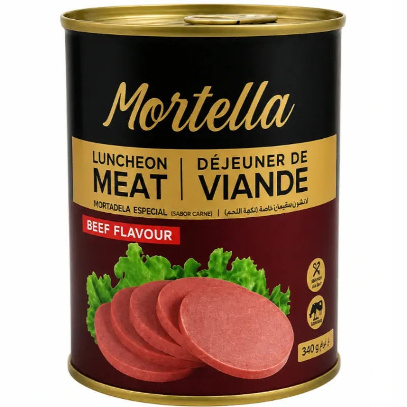 4 Lata de Mortadela Especial sabor res