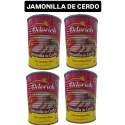 4 LATAS DE JAMONILLA DE CERDO ODERICH 🐖
