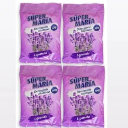 4 PAQUETE DE DETERGENTE LAVANDA( 4×500gr)