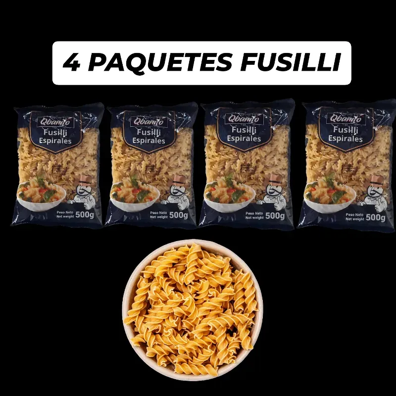 4 PAQUETES DE FUSILLI(coditos)🍝🍝🍝🍝