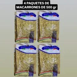 4 PAQUETES DE MACARRONES 🍝🍝🍝🍝