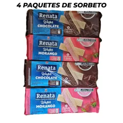 4 PAQUETES DE SORBETO RENATA