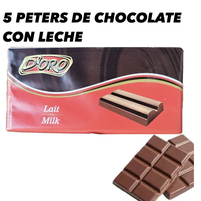 5 PETERS DE CHOCOLATE CON LECHE 