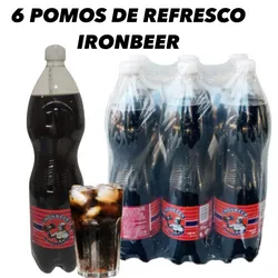 6 POMOS DE REFRESCO IRONBEER 