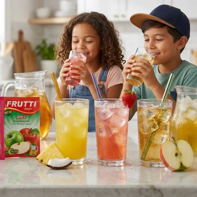 72 REFRESCO EN POLVO( 24 🍓+24 🍍+24🍎)