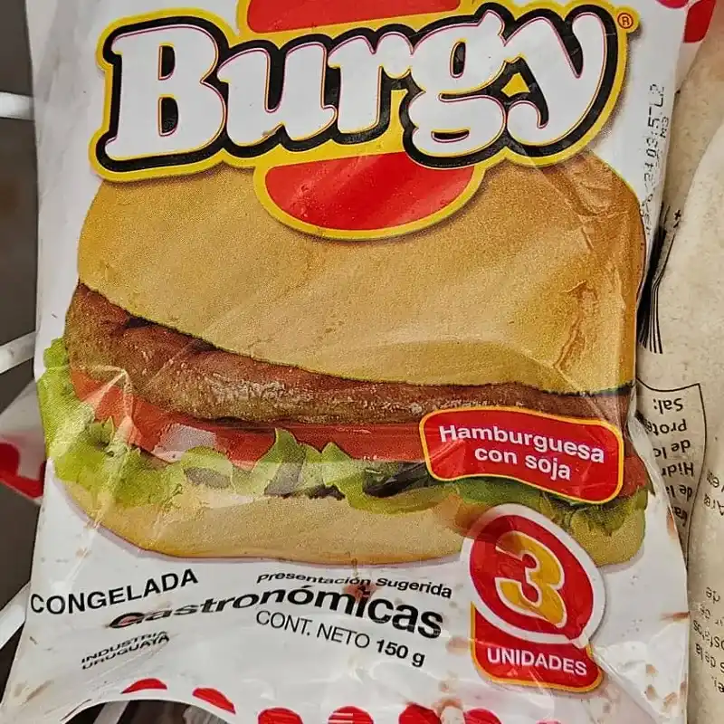 8 PAQUETES DE HAMBURGUESA DE RES CON SOJA 🍔