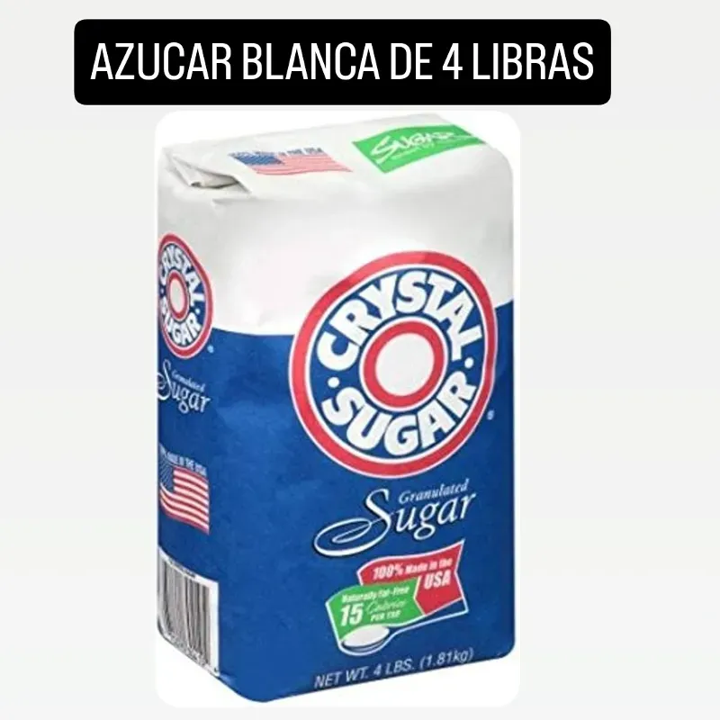 AZUCAR BLANCA 4 LIBRAS 🇺🇲