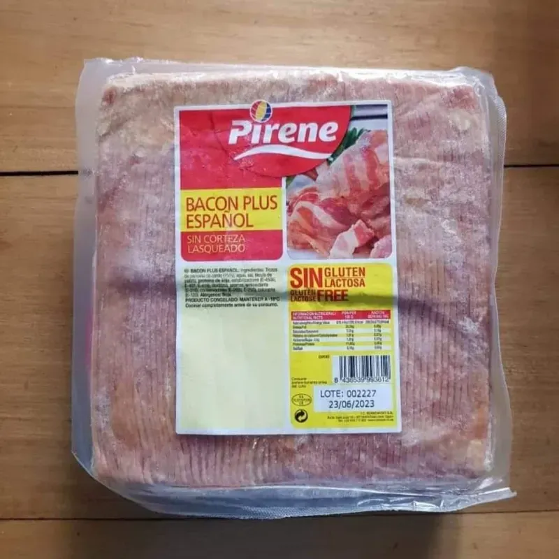 BACON LASQUEADO PIRENE PLUS ESPAÑOL