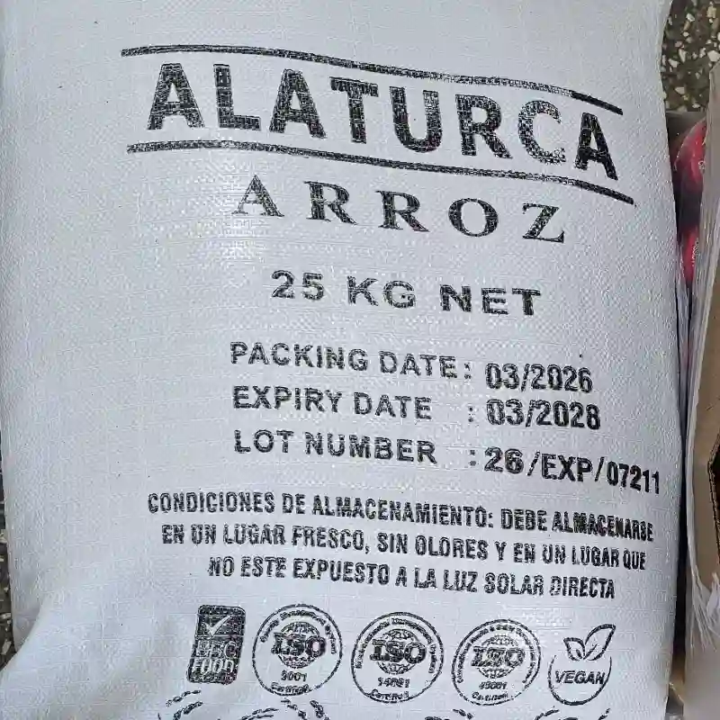 BOLSA DE ARROZ BLANCO GRANO LARGO ( 5 Libras) 🍚