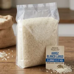BOLSA DE ARROZ BLANCO GRANO LARGO ( 5 Libras) 🍚