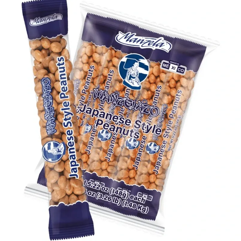 BOLSA DE CACAHUETE JAPONES ( 10 UNIDADES)