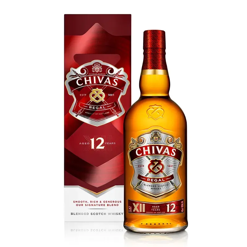 BOTELLA DE CHIVAS REGAL 12 AÑOS 🍾