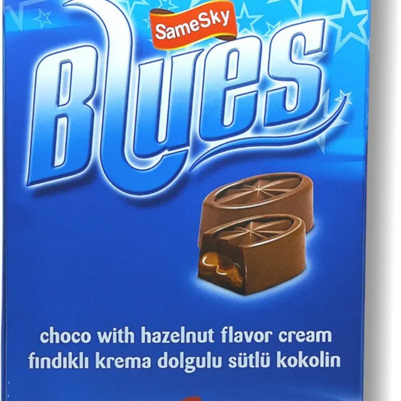 CAJA DE BOMBONES BLUES ( 125 unidades) 🍫