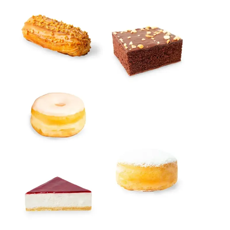 CAJA DE DULCES VARIADA ( 10 unidades) 🍩🍰🧁