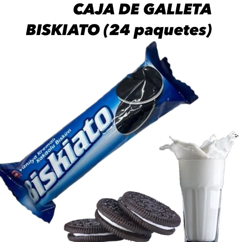 CAJA DE GALLETAS BISKIATO (24 paquetes)