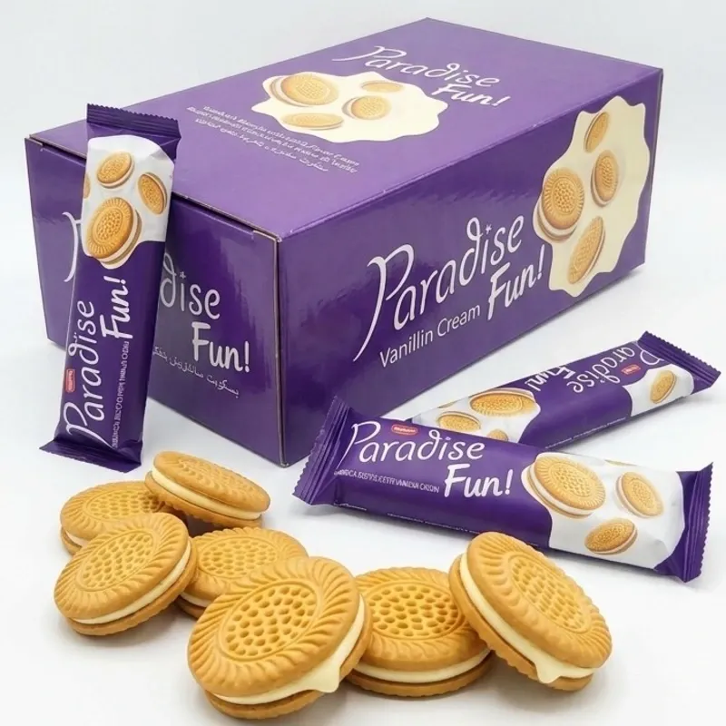 CAJA DE GALLETAS FUN DE VAINILLA( 24 UNIDADES) 🍪