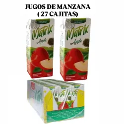 CAJA DE JUGOS MATRIX DE MANZANA( 27 unidades) 🍎🍎🍎