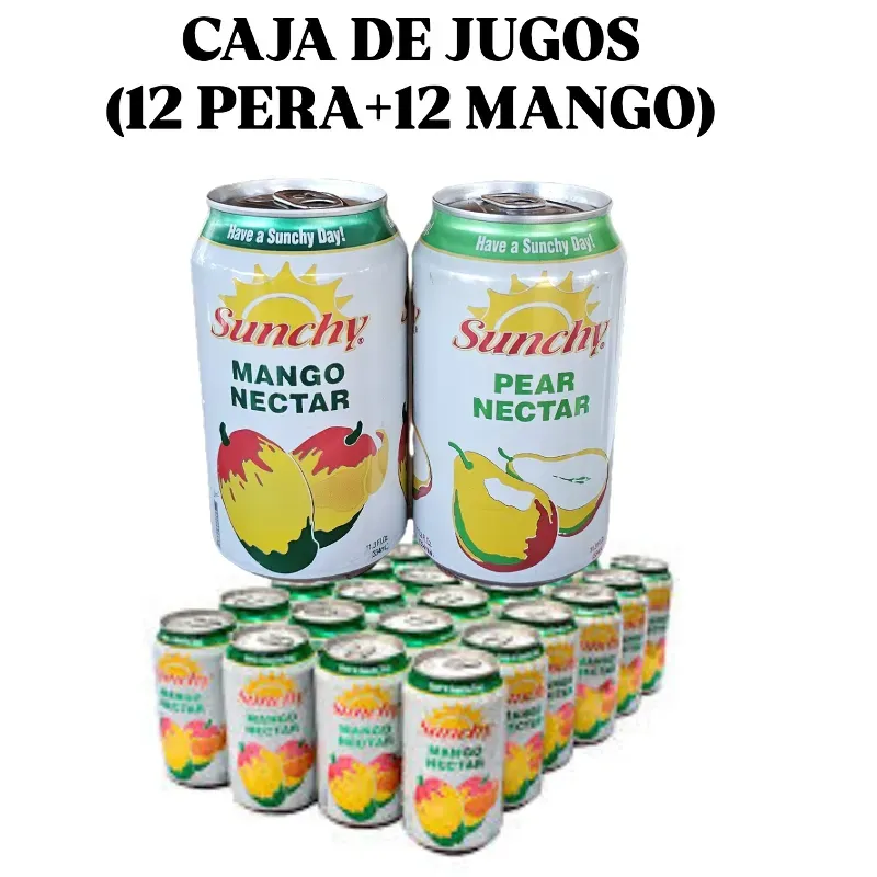 CAJA DE JUGOS SUNCHY( 12 PERA+12 MANGO) 🍐🥭