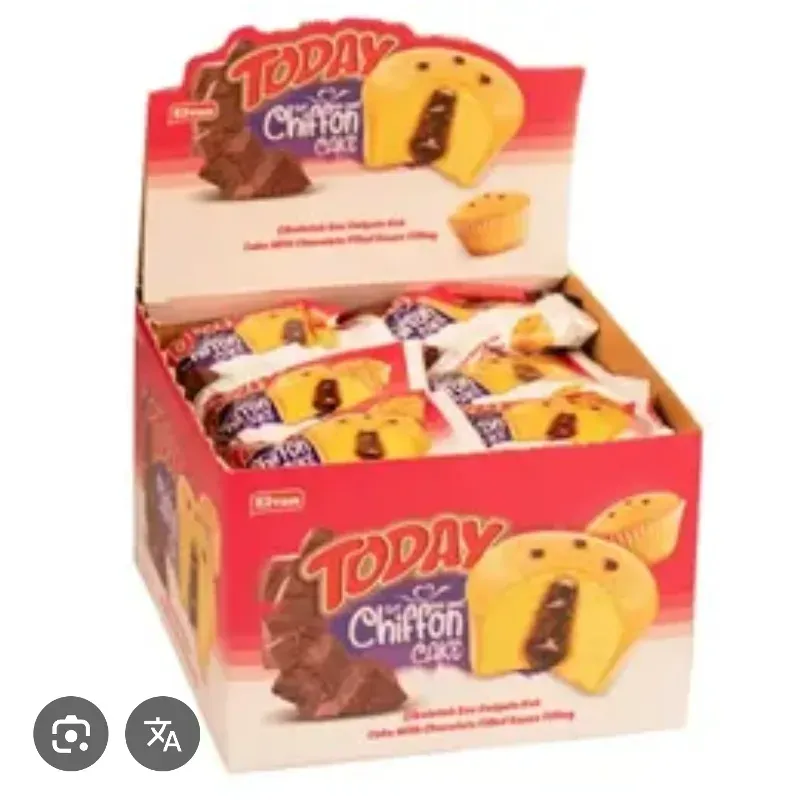 CAJA DE PANQUE CHIFFON CAKE( 24 UNIDADES)🥮