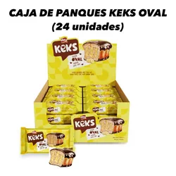 CAJA DE PANQUE KEKS OVAL (24 unidades)