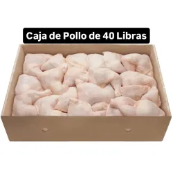 CAJA DE POLLO DE 40 Libras