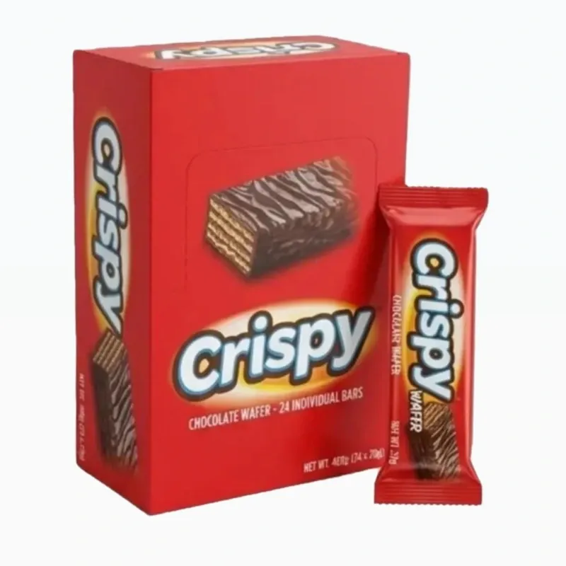 CAJA DE WAFER CRISPY DE CHOCOLATE( 24 UNIDADES)