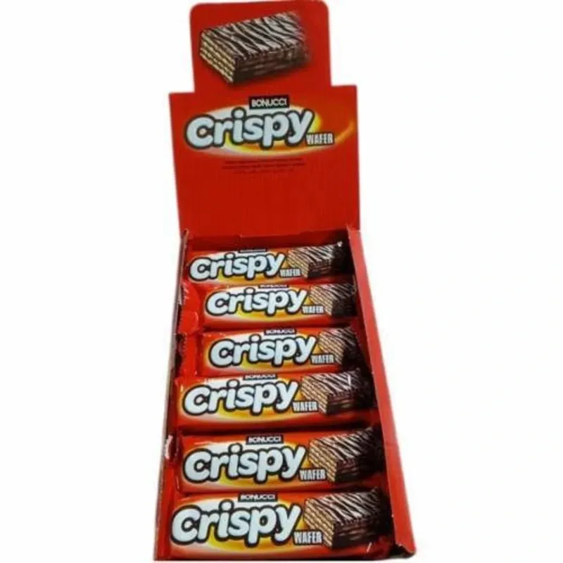 CAJA DE WAFER CRISPY DE CHOCOLATE( 24 UNIDADES)