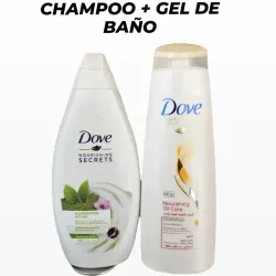 CHAMPOO DOVE + GEL DE BAÑO DOVE