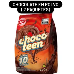 CHOCOLATE EN POLVO de 400 gr ( 2 paquetes)