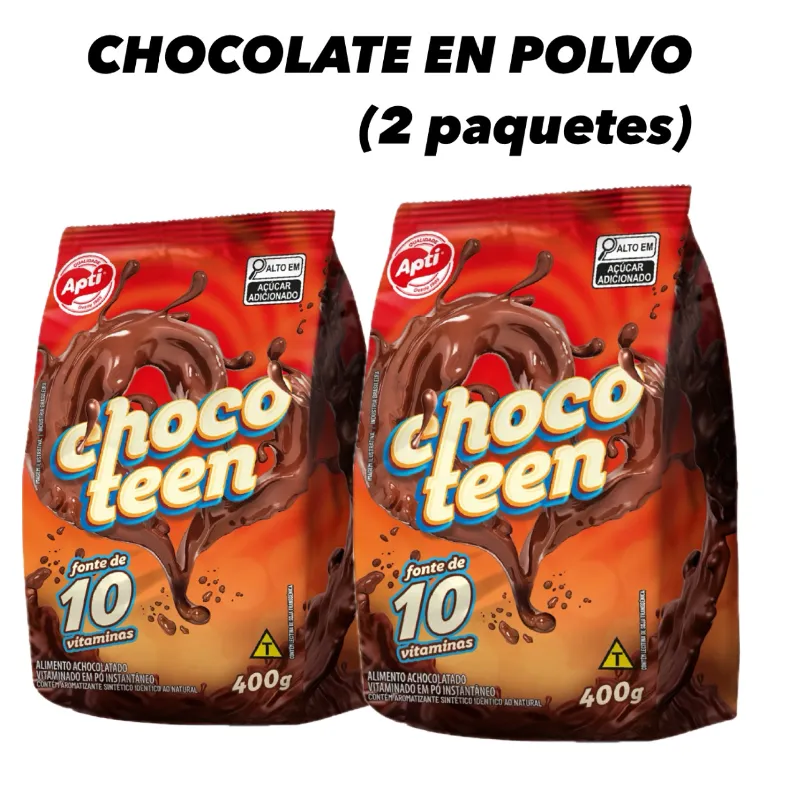 CHOCOLATE EN POLVO de 400 gr ( 2 paquetes) 🍫🍫