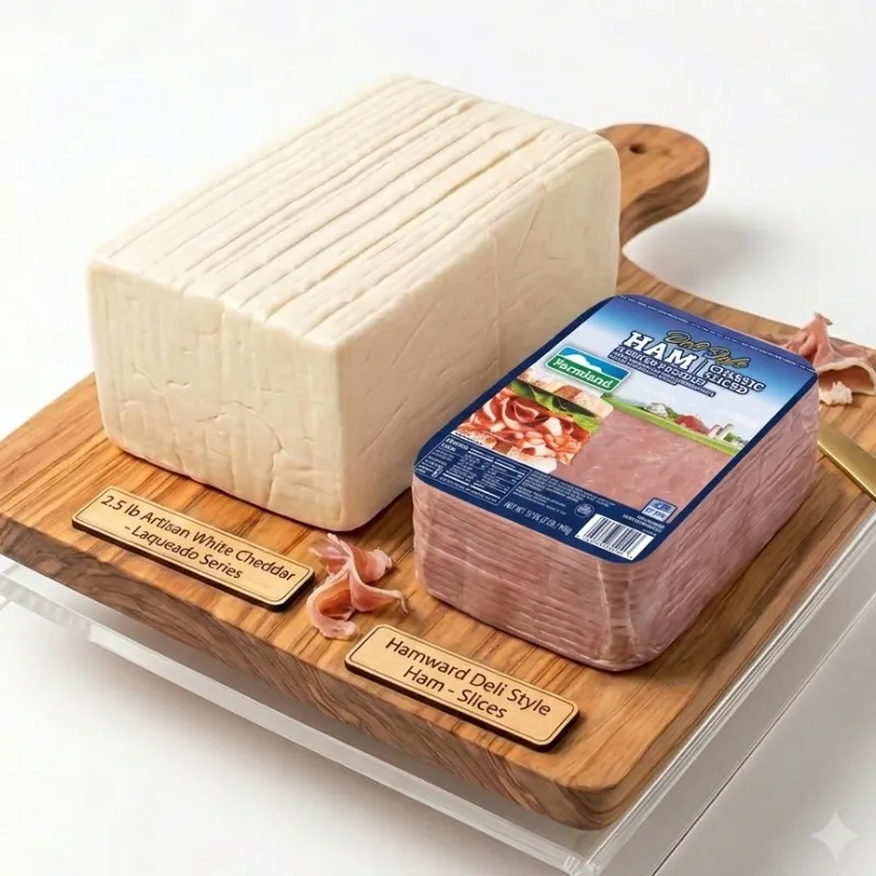 COMBO DE JAMON(2 libras) y QUESO( 2.5 libras)