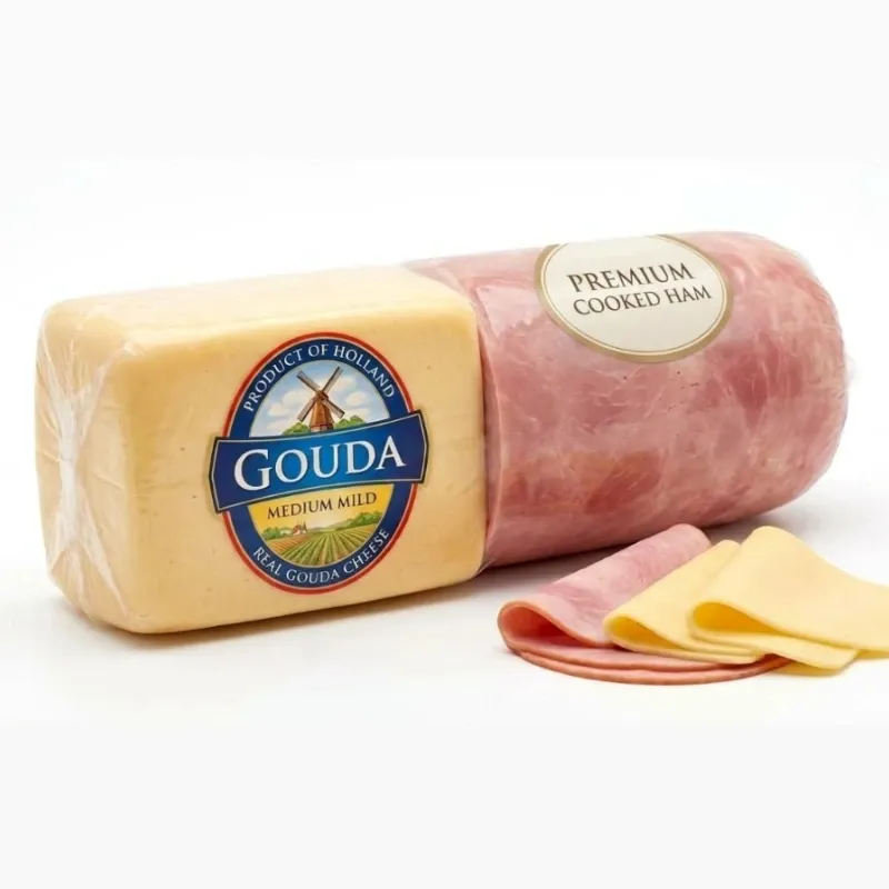 COMBO DE JAMON VIKING( 4.2 LIbras) + QUESO GOUDA (3.3 Libras) 🧀