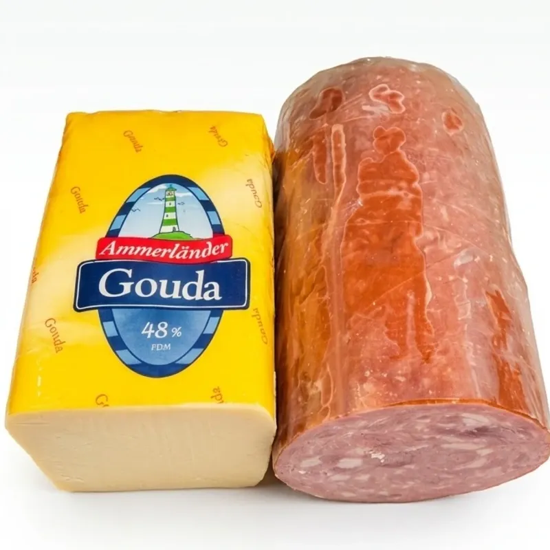 COMBO DE JAMON VIKING( 4.2 LIbras) + QUESO GOUDA (3.3 Libras) 🧀