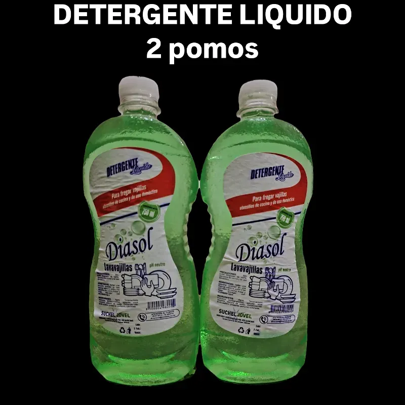 DETERGENTE LIQUIDO( 2 POMOS)🥼👕💧💧