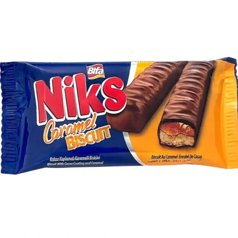 Galletas cubiertas de chocolate con caramelo Niks( 24 unidades)