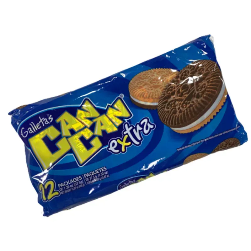 Galletas dulces Can Can ( 12 paqueticos)